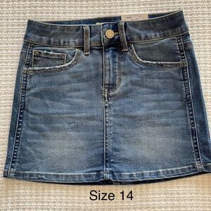 SO GIRLS Denim Stretch Skirt Size 14